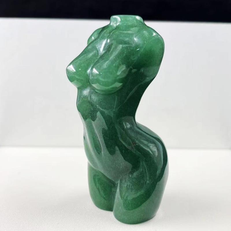 green aventurine goddess body model