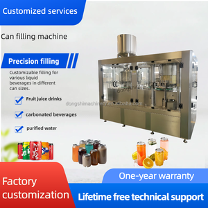 Machine de remplissage automatique de canettes de thé et de boissons énergisantes <span class=keywords><strong>Red</strong></span> <span class=keywords><strong>Bull</strong></span> 330 ml pour boissons gazeuses, machine de remplissage de jus en canettes PET - Product Image 2