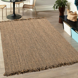 DaiRui <span class=keywords><strong>Tapis</strong></span> <span class=keywords><strong>en</strong></span> <span class=keywords><strong>jute</strong></span> Couleur naturelle Salon Intérieur Extérieur <span class=keywords><strong>Tapis</strong></span> pour Ferme Patio et <span class=keywords><strong>Cuisine</strong></span> <span class=keywords><strong>Tapis</strong></span> - Product Image 5