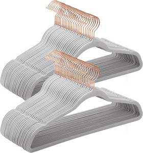 Venta al por mayor 360 grados gancho giratorio clásico Durable Ganchos Para Ropa Mayor antideslizante vestido Ganchos Para Ropa - Product Image 1