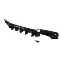 Diffuseur arrière avec LED pour BMW X3 G01 G08 Pre LCI M Sport 2018-2021 Noir brillant ABS Kit carrosserie automobile Fabricant