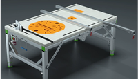 Scie à table multifonctionnelle à glissière inversée, scie à table portable, petite table de travail relevable, établi de menuiserie pliable