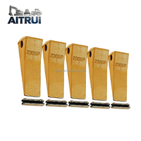 Dents de godet forgées pour mini-pelles 230SP, 230HX, 230ST, pour pelles et chargeuses, dents de godet pour chargeuses-pelleteuses