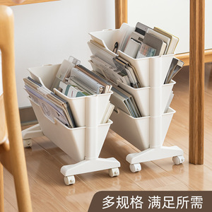Office Organizer Plastic Storage Drawer Cart With Wheels 3 Tier Rectangle Standing Type 20-35L Capacity Easy To Move - Product Image 4