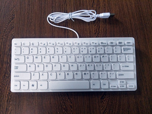 New 78Key <b>USB</b> 3.0 Wired Full Size Scissor Chocolate Keyboard Slim Waterproof Plug and Play Ultra Thin for Laptop Travel Slim <b>Key</b> - Product Image 2