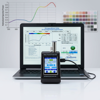 Sensegood Portable Digital Spectrophotometer CIE LAB Color Measurement Visible Handheld Device Hunter Lab DeltaE DE DL Da Db