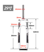 Garpu Suspensi Sepeda 16 18 20 Inch Tingkat Balap dengan Rem Cakram Terkunci, Garpu Suspensi Sepeda