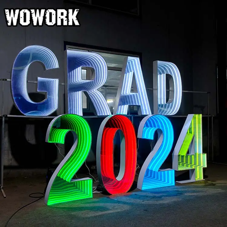 WOWORK, оптовая продажа, RGB гигантский 3 фута 4 фута 5 футов, большое зеркало бесконечности, бездна, шатер для дня рождения, для праздничных мероприятий