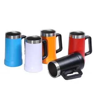 Stainless Steel Coffee Mug 500ml Mug with Lid Beer Mugs for Tea