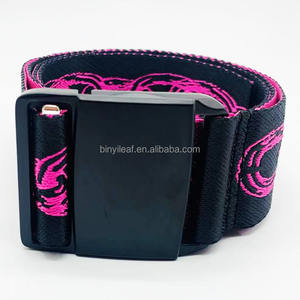 1,5 pulgadas tejido personalizado grabado láser Logo hebilla magnética deportes gimnasio Jacquard esquí Capeesh cinturón Nylon cinturón táctico para hombres - Product Image 4