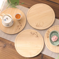 Planche à découper en bambou, dessous de plat et plateau créatifs, style oriental chinois exclusif, 18/22 cm, nouvelle collection, vente chaude, personnalisable