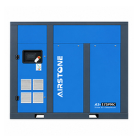 Kompresor Udara Sekrup Rotary Industri Airstone Langsung Dari Pabrik, Dapat Disesuaikan, 132KW 175HP 7-10Bar PM VSD IP54