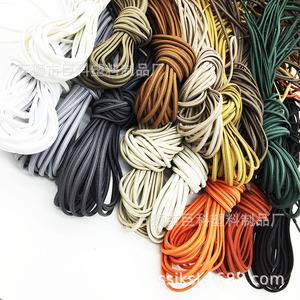 Lacets élastiques JK en textile de couleur unie pour chaussures, sacs, vêtements JK201214 1 - Product Image 1