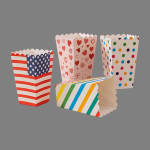 Cajas <span class=keywords><strong>de</strong></span> Palomitas <span class=keywords><strong>de</strong></span> Maíz Personalizadas al por Mayor, Cajas <span class=keywords><strong>de</strong></span> Palomitas <span class=keywords><strong>de</strong></span> Maíz para Llevar, Contenedores <span class=keywords><strong>de</strong></span> Palomitas <span class=keywords><strong>de</strong></span> Maíz Rojos a Rayas, Ideales para Fiestas <span class=keywords><strong>de</strong></span> Cine - Product Image 1