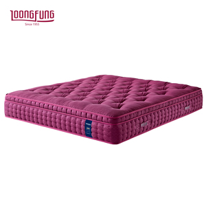 Matelas hybride artisanal personnalisable LOONGFUNG en boîte, ressorts ensachés, mini ressorts et crin de cheval, luxe, pour hôtel/maison - Product Image 1