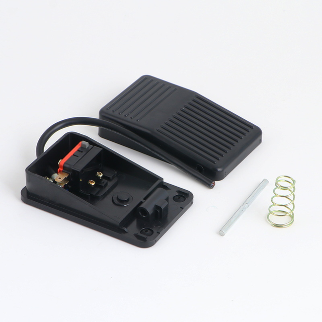 USB Foot Pedal Switch (Aluminum & Plastic) Programmable for Hands-free Operation of Machine Tool Keyboard Simulator