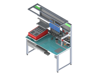 Banc de travail robuste RDEKONO ESD pour réparation de téléphones, en acier inoxydable, banc de travail modulaire en acier pour armoire à outils industrielle