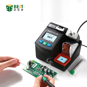 BST-933B Trạm Hàn Sắt Thông Minh Không Chì T12 Tip 130W Cho Điện Thoại Di Động PCB BGA <span class=keywords><strong>SMD</strong></span> Dụng Cụ Sửa Chữa Hàn - Product Image 6