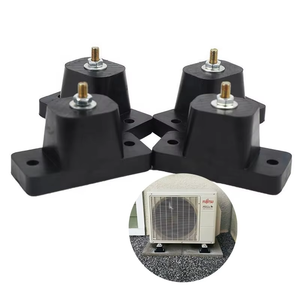 <b>Rubber</b> Vibration Isolator Shock Absorber Mounts Anti-Vibration Pads with Studs for Air Conditioner Outdoor Unit, Made in China - Product Image 4