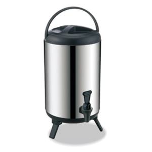 Seau <span class=keywords><strong>isotherme</strong></span> en acier inoxydable, résistant à la chaleur, qualité alimentaire, pour thé au lait, extra épais, 12L, refroidi à la glace, pour la vente ambulante - Product Image 1