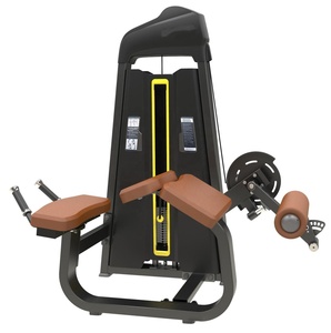 高品質スチール製調整可能プローンレッグカールジム機器、70kgウェイトスタック付き、筋力トレーニング＆脚の筋肉フィットネス用 - Product Image 1