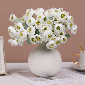 Bouquet de roses artificielles Ruilisi, 15 têtes, en soie, décorations de mariage pour événements nuptiaux et décoration intérieure - Product Image 2