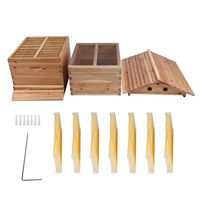 Yuzu LZHB-1 Neu eingetroffen: Automatischer, selbstfließender Bienenstock aus Tannenholz – Bienenstockrahmen-Set, Imkereiausrüstung, Imkereiwerkzeug, 3 Monate Garantie