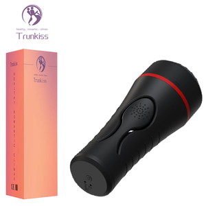 Mannelijke Elektrische Masturbatie Cup Volwassen Producten Volwassen Speelgoed Handmatige Pers Contractie 10 Frequentie Vibratie Masturbatie Cup - Product Image 1