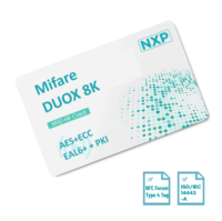 Carte de recharge pour véhicule électrique haute sécurité, accès sans clé, CC EAL6+, DUOX 2k 4k 8k