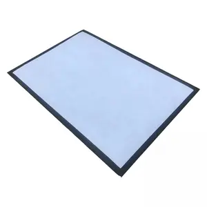 Süblimasyon paspas Polyester kumaş nitril kauçuk destek süblimasyon beyaz kapı paspasları boş 18x30