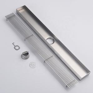 Canal <span class=keywords><strong>de</strong></span> drenaje <span class=keywords><strong>de</strong></span> ducha láser <span class=keywords><strong>de</strong></span> diseño moderno, nuevo Desagüe <span class=keywords><strong>de</strong></span> suelo lineal <span class=keywords><strong>de</strong></span> acero inoxidable construido en fábrica para uso industrial en baños - Product Image 3