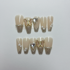 Uñas postizas Heart Dimond para una manicura rápida y temporal - Product Image 4