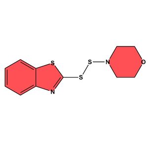 Acelerador de vulcanización de caucho CAS 95-32-9 MDB/4-(2-benzotiazolilditio) morfolina - Product Image 1