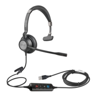 Headset USB Binaural OEM Berkabel untuk Call Center dengan Mikrofon ENC Peredam Kebisingan untuk Penggunaan Komputer Laptop dan PC Desktop