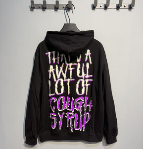 Sudaderas con Capucha de Algodón Grueso de Alta Calidad con Estampado 'THAT'S A AWFUL LOT OF COUGH SYRUP', Sudaderas Extra Grandes Personalizadas para Hombre - Product Image 3