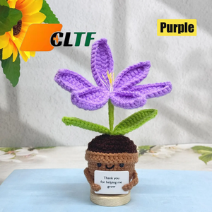 Adorable Planta de Lirio Tejida a Crochet, Flores de Crochet, Regalo de Agradecimiento, Regalo para el Día de la Madre, Regalo para Apreciar a la Maestra, Flor de Crochet - Product Image 5
