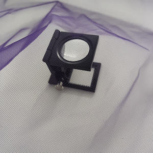 하이 퀄리티 경량 얇은 명주 그물 메쉬 패브릭 부드러운 늑골 트리코 니트 반짝이 얇은 명주 그물 결혼식 및 파티 장식 - Product Image 2