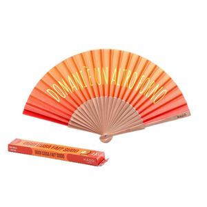 Éventails pliants en bois élégants à impression personnalisé<span class=keywords><strong>e</strong></span> Beckon pour événements au bord de la piscine, cours d'été et promotions - Product Image 5