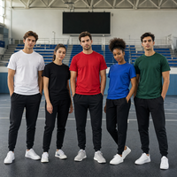 T-shirts en coton personnalisés en gros, production en vrac par l'usine source pour les importateurs, avec longueur, largeur de poitrine et grammage spécifiés
