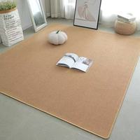 Tapis moderne minimaliste uni, fabriqué à la machine, durable, résistant à l'usure, à poils ras, antidérapant pour la maison, la chambre à coucher, le salon, le couloir