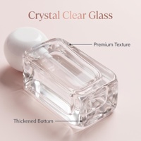 Flacon vide personnalisé de 30 ml en verre dépoli pour fond de teint liquide et crème pour le visage avec impression sur écran et logo personnalisé