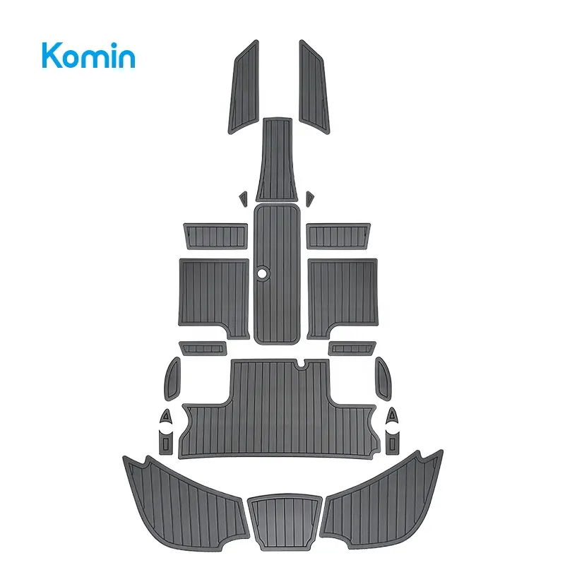 Komin Tapis de conception personnalisée pour accessoires de bateau de ski Revêtement de sol en mousse EVA pour bateau