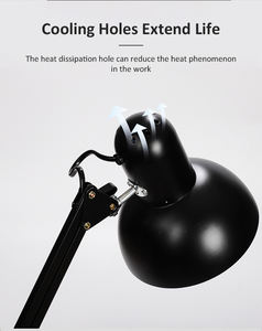 Bras oscillant réglable Flexible avec Clip étude lecture apprentissage lampes de Table décor à la maison Led lampe de bureau - Product Image 5