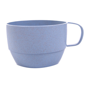 Wheat Straw Coffee Mug Stackable Eco-friendly Milk <b>Cup</b> BPA Free Pastel Color Unbreakable Plastic <b>Cup</b> for Home Office Kitchen - Product Image 1