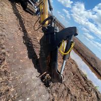 Grappin de traitement des grumes hydraulique avec fonction de coupe pour excavatrice de 13 à 15 tonnes, pour le traitement des grumes en bois coupé sur mesure