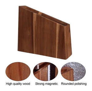Organisateur de couteaux en bambou écologique de haute qualité, durable, magnétique, pour la cuisine - Product Image 3
