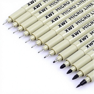 Juego de Bolígrafos de Dibujo Fineliner para Artistas, Tinta Negra Impermeable, para Detalles de Manga, Calidad de Archivo - Product Image 1