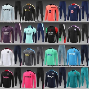 Venta al por mayor de fábrica: Ropa de entrenamiento transfronteriza versión jugador para Paris AC <span class=keywords><strong>Chelsea</strong></span>, equipación de fútbol de manga larga de poliéster. - Product Image 3