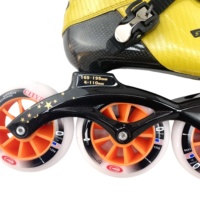 Roues de patins à roulettes de course F1 haute vitesse - Roues de remplacement professionnelles en PU pour patineurs universels - Diamètre 90/100/110/125