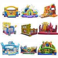 Château gonflable gonflable d'extérieur pour enfants, maison gonflable commerciale, pour la location de fête